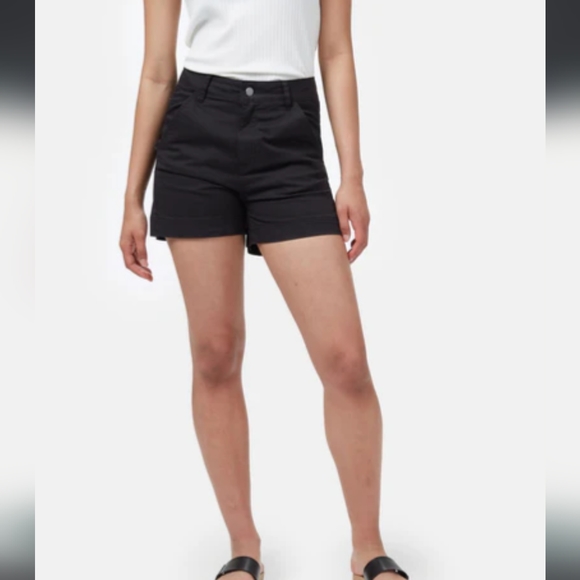 TenTree High Waist Twill Shorts - Picture 1 of 10